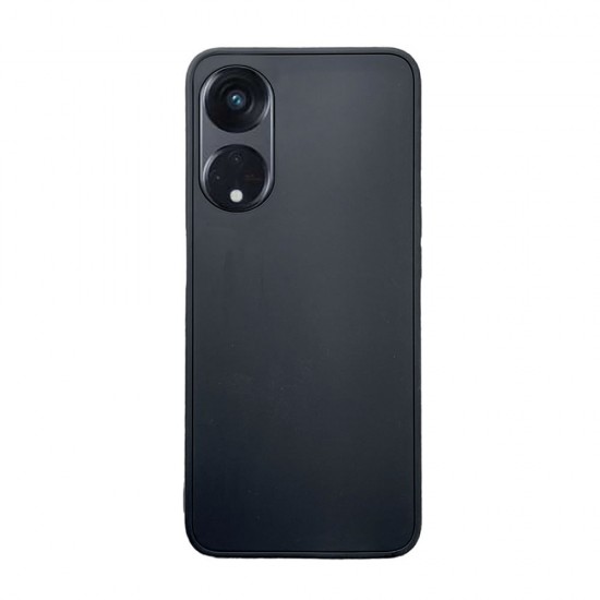 Funda De Gel De Silicona Oppo Reno8 T 4G Negro