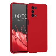 Oppo A54 5G/A74 5G Red Robust With Camera Protector Silicone Gel Case