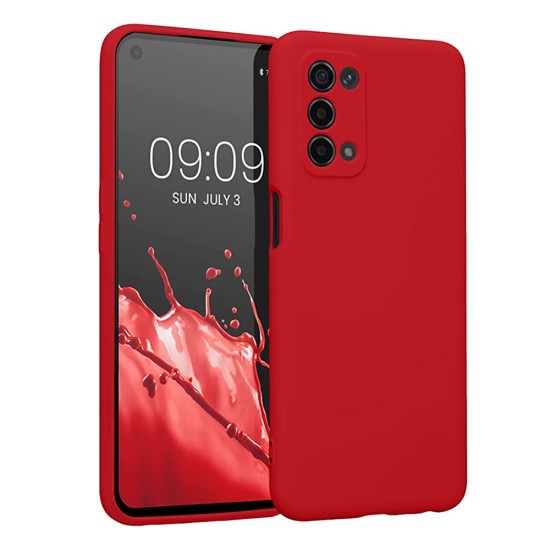 Oppo A54 5G/A74 5G Red Robust With Camera Protector Silicone Gel Case