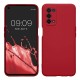 Funda De Gel De Silicona Oppo A54 5G/A74 5G Roja Con Protector De Cámara Robusta