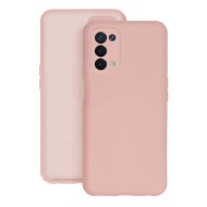 Funda De Gel De Silicona Oppo A54 5G/A74 5G Rosa Con Protector De Cámara Robusta