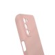 Funda De Gel De Silicona Oppo A54 5G/A74 5G Rosa Con Protector De Cámara Robusta