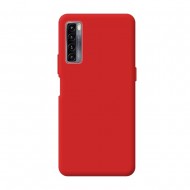 TCL 20L Red Silicone Gel Case