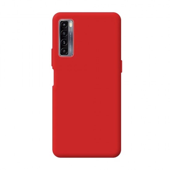 Capa Silicone Gel Tcl 20l Vermelho