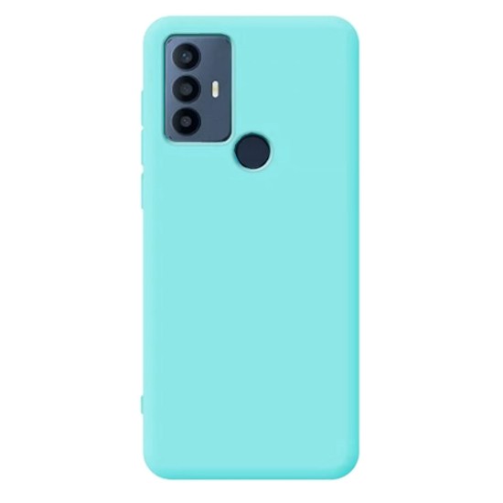 Funda De Silicona TCL 30 SE/305/306 Verde Turquesa Robusta