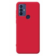 Capa Silicone Tcl 30 Se/305/306 Vermelho Robusta