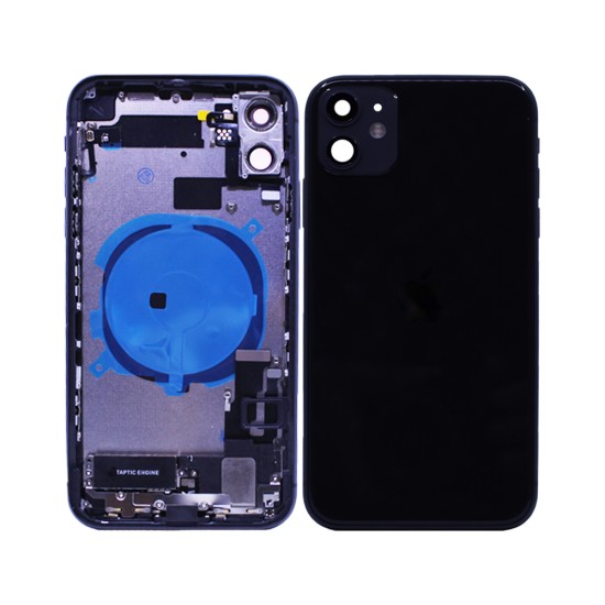 Tapa Trasera Apple Iphone 11 Negro Con Flex