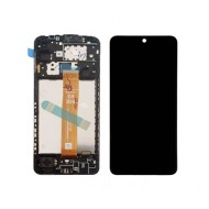 Samsung Galaxy A12 2021 Original Touch+LCD With Frame Black A127