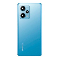 Tampa Traseira Xiaomi Redmi Note 12 Pro Plus 5g Azul Com Lente De Câmera
