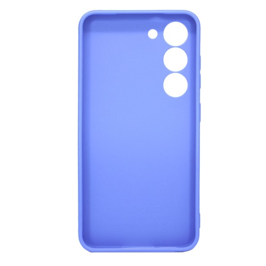 Funda De Gel De Silicona Samsung Galaxy S23 Azul Con Protector De Cámara 3D