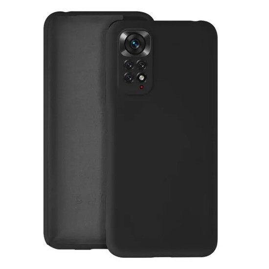 Funda De Silicona Xiaomi Redmi Note 11 Negro Con Protector De Cámara Robusta