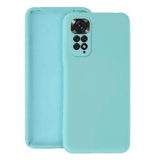 Funda De Silicona Xiaomi Redmi Note 11 Verde Con Protector De Cámara Robusta