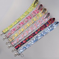 OEM Flowers Mobile Phone Lanyard Mix