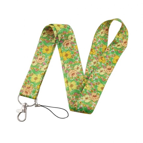 OEM Flowers Mobile Phone Lanyard Mix