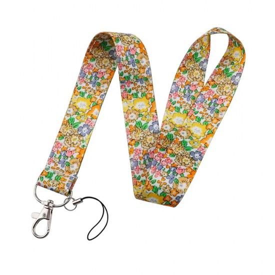 OEM Flowers Mobile Phone Lanyard Mix