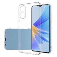 Oppo A17 Transparent Silicone Case With Camera Protector