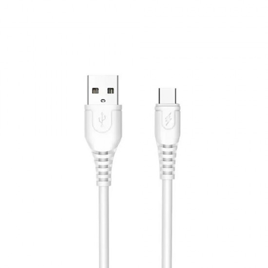 WUW X166 White 2A 1m Type-C USB Data Cable