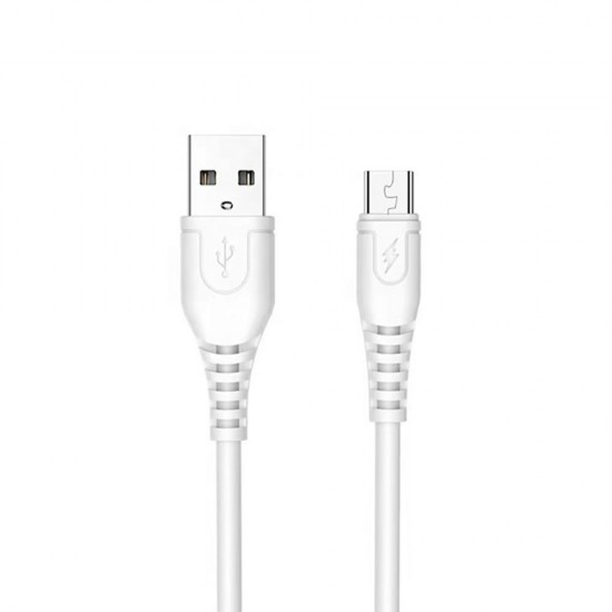 Cable De Datos WUW X166 Blanco 2A 1m Para Micro USB