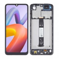 Xiaomi Redmi A1/A1 Plus/Redmi A2/A2 Plus 6.52" Black Touch+Display With Frame