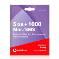 Vodafone Sim Card 15gb+1000min/sms 4 Weeks Offer