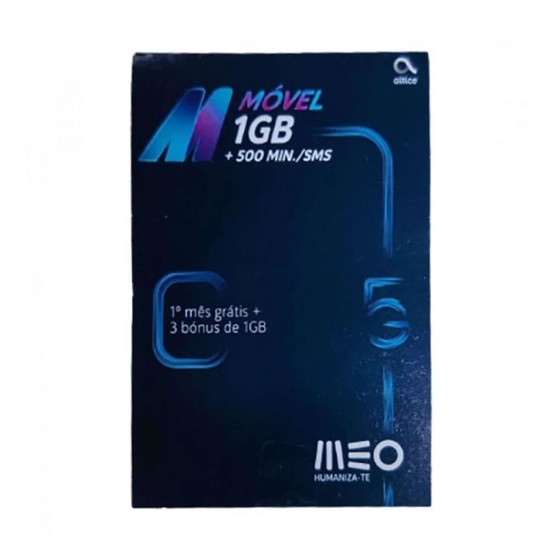 Meo Card Top Total 1gb + 500 Min + 15 Days Validity