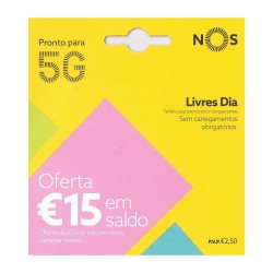 Cartão Nos Com O Tarifario Livres Dia Inclui Oferta De 2.50€ Saldo