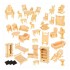 OEM Puzzle Set Wooden Dollhouse Furniture 175pcs