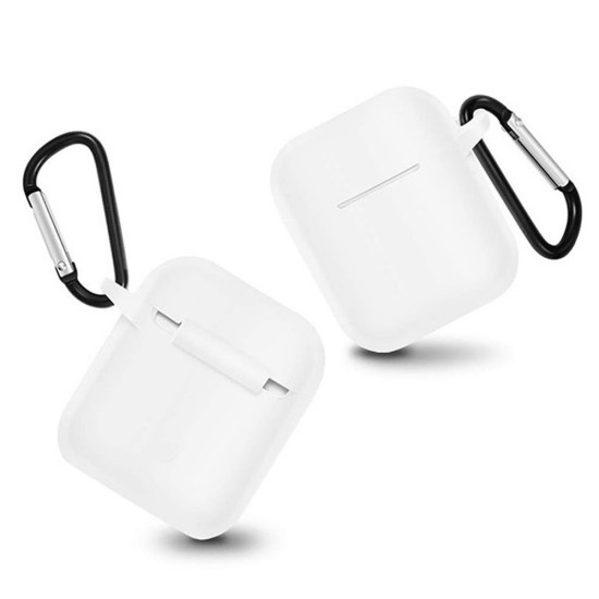 Airpods Oem Type 1 White Anti Fall Usb Port Silicone Case