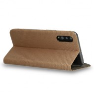 Vennus Samsung Galaxy A02S Gold Flip Cover Case
