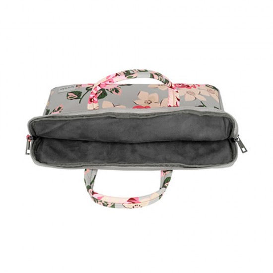 Wonder Universal Laptop Bag 15"-16" Grey Flowers