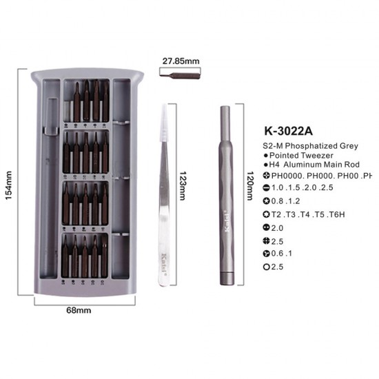 Kit de Llaves Kaisi K-3022a