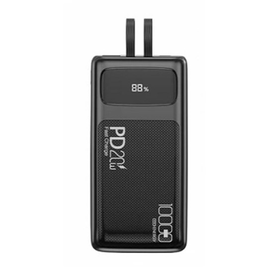 Power Bank Bavin PC008S Pro Negro 10000 mAh 22.5W 1 Input Type-C 3 Output USB/Type-C/Lightning