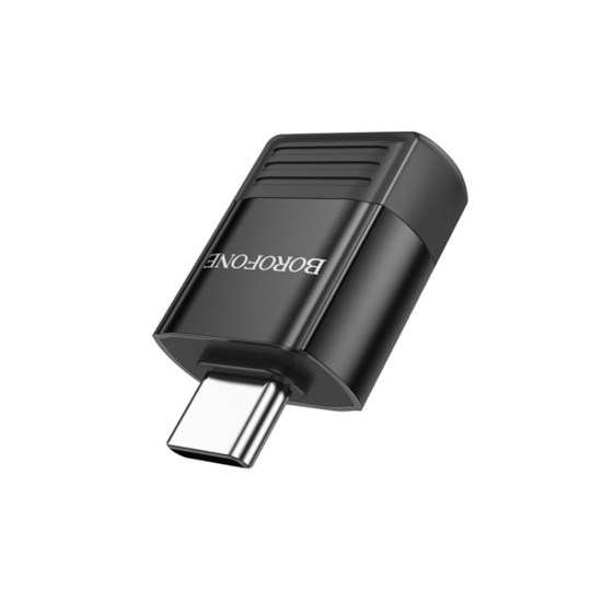 Borofone BV18 Black 3A 5V USB-C To USB-A Adapter