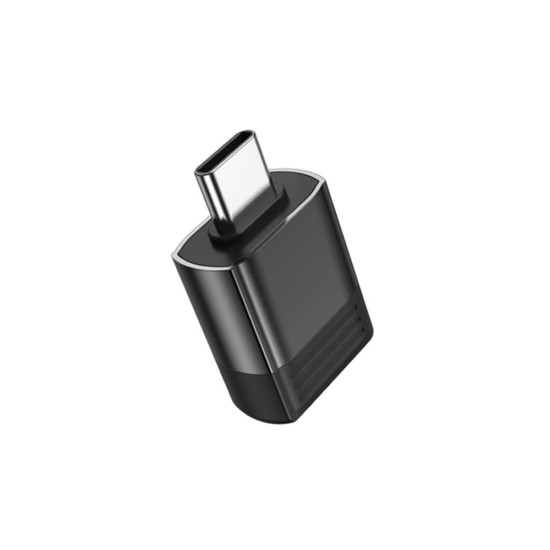 Borofone BV18 Black 3A 5V USB-C To USB-A Adapter