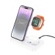 Cargador Wireless Borofone BQ26 Blanco 9V 2A 15W Para Iphone/Iwatch/Airpods