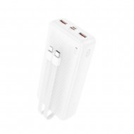 Power Bank Borofone BJ57A Blanco 20000mAh Micro/Usb Y Usb-C/Output Usb-C Y Lightning