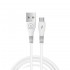 WUW X195 White 2.4A 1m Data Cable For Micro USB