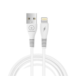 Cable De Datos WUW X195 Blanco 2.4A 1m Para Iphone