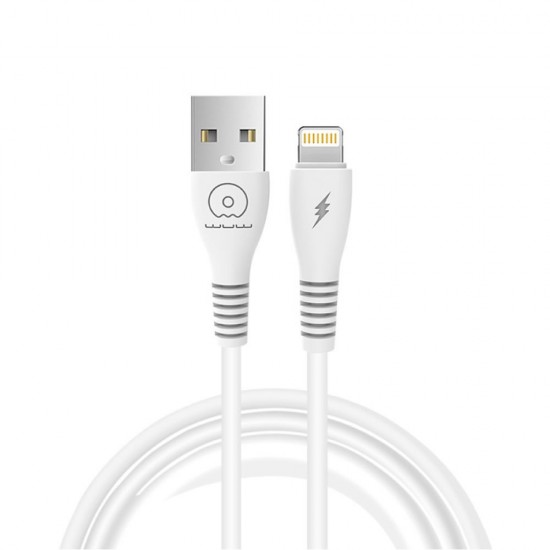 WUW X195 White 2.4A 1m Data Cable For Iphone