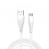 Cabo De Dados Wuw X196 Branco 2.4a 1m Para Micro Usb