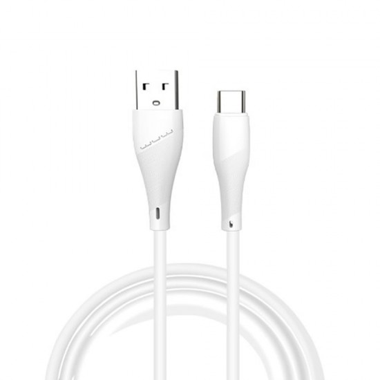 WUW X196 White 2.4A 1m Type-C USB Data Cable