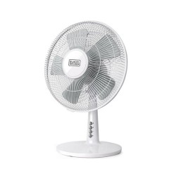 Black Decker BXEFD40E Desk Fan White Grey 40W Ø30cm