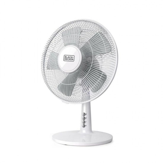 Ventilador De Mesa Black Decker BXEFD40E Blanco Gris 40W Ø30cm