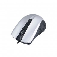 MTK K3376 ABS 3D 1000 DPI 1.4m Grey Mouse With USB Cable