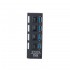 Adaptador MTK AT834 Negro Hub USB 3.0 5Gbps 4 Puertos Con Interrumptores