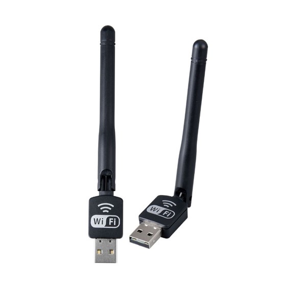 Adaptador Usb Wifi Mtk Gt837 Preto 2.4ghz 150mbps Wireless