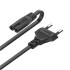 Cable De Energia One Plus AU302 Negro 2 Pin 1.5m