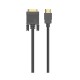 Adaptador Vga Para Hdmi One Plus Nb1324 Negro Hdtv Macho A Vga Macho 1.8m/1080p