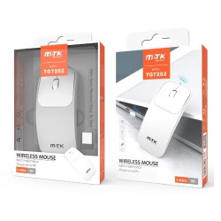 Rato Wireless Mtk TG7202 Blanco 2.4ghz  