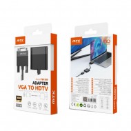 Adaptador De Vga Para Hdmi Mtk Tb1395 Preto 1080p 15cm